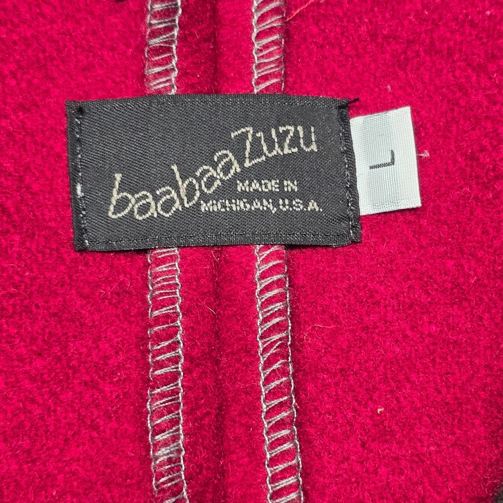 Baabaazuzu Handmade Patchwork Vest Womens L Multicolor Colorblock Button Front - Picture 8 of 14